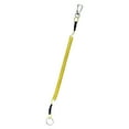 thumbnail image 1 of WhimsyHive Heavy Duty Retractable Coil Rope with Carabiner, Fishing Rod Safety Tether Lanyard for Tools, Steel Spring Keychain for Pliers Saltwater Freshwater Accessories,Yellow, 1 of 2