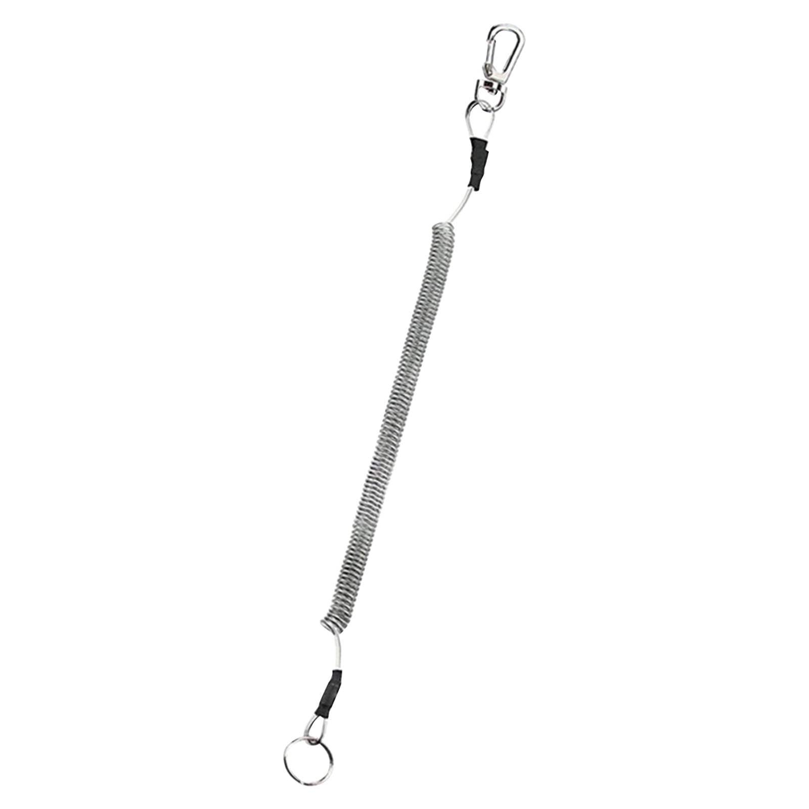 WhimsyHive Heavy Duty Retractable Coil Rope with Carabiner