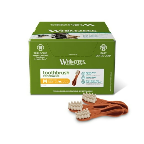 Whimzees Toothbrush Medium 110mm Case of 75