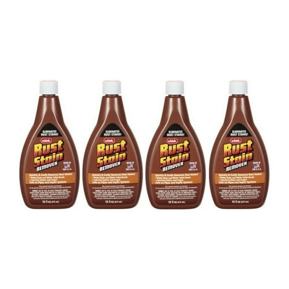 Whink Rust Stain Remover - Laundry Stain Remover, Liquid - Pack of 4, 16 Fluid Ounce