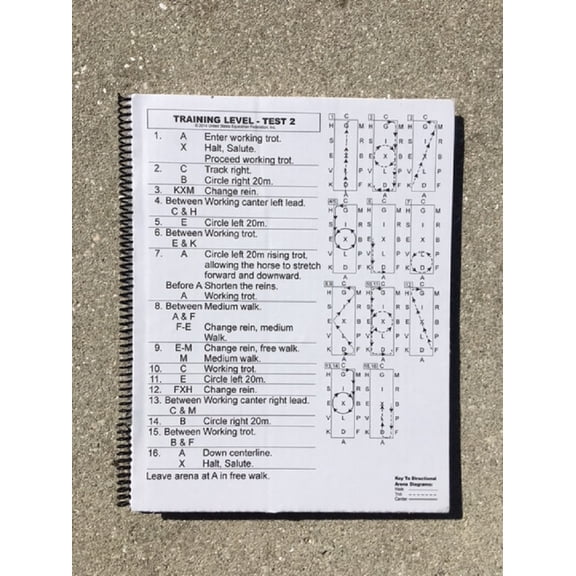 Whinny Widgets BIG PRINT Dressage Test Book NEW 2019 tests