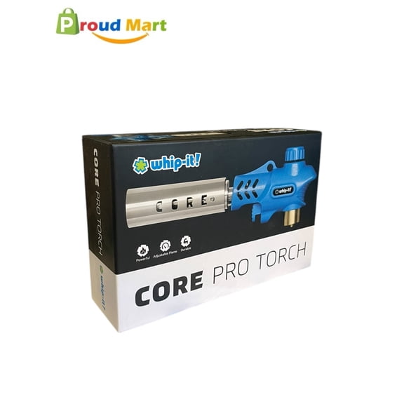 Whip-It! Core Pro 4 Brass Flame Lighters MAPP Propane Ultra Powerful Torch