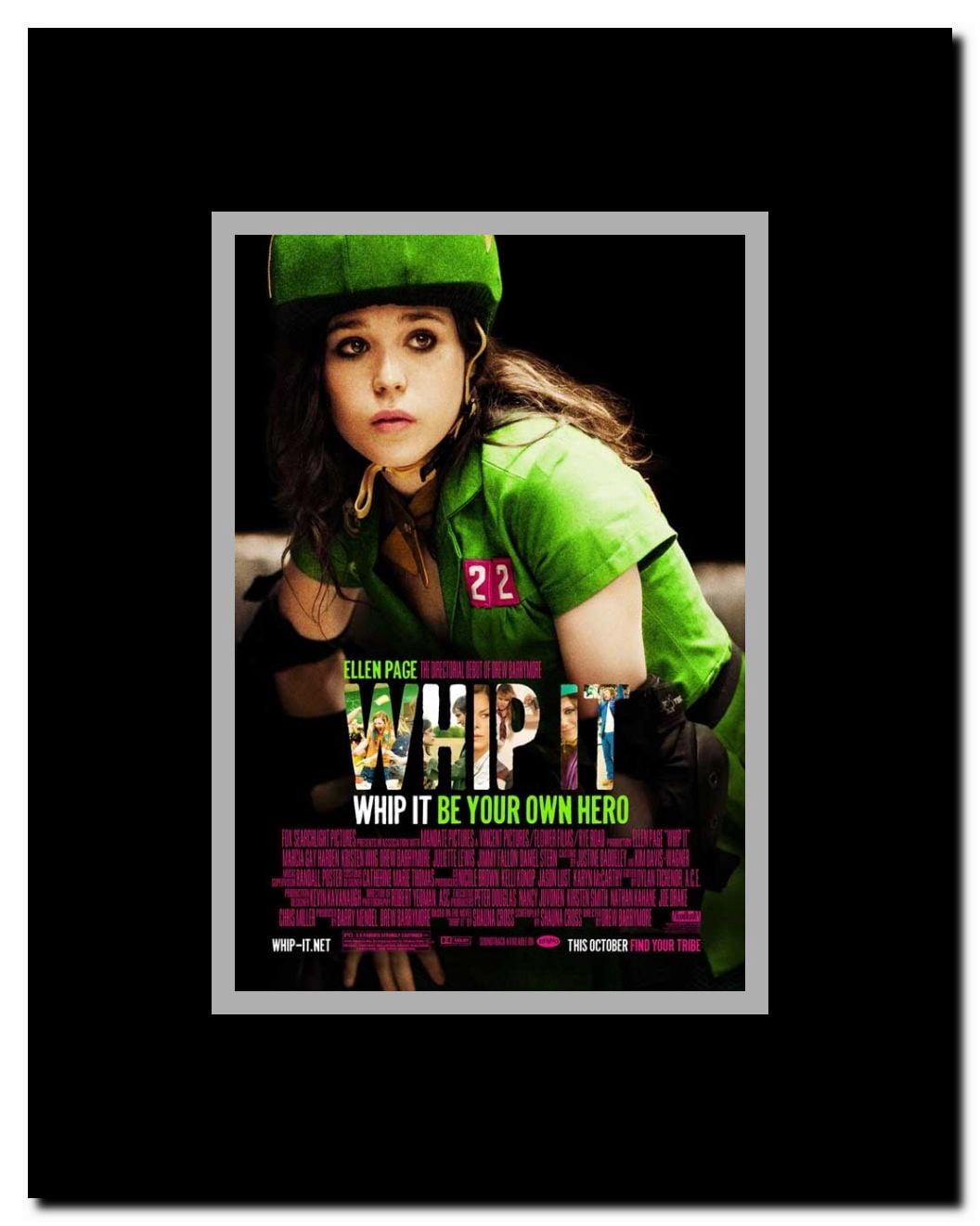 Whip It Framed Movie Poster