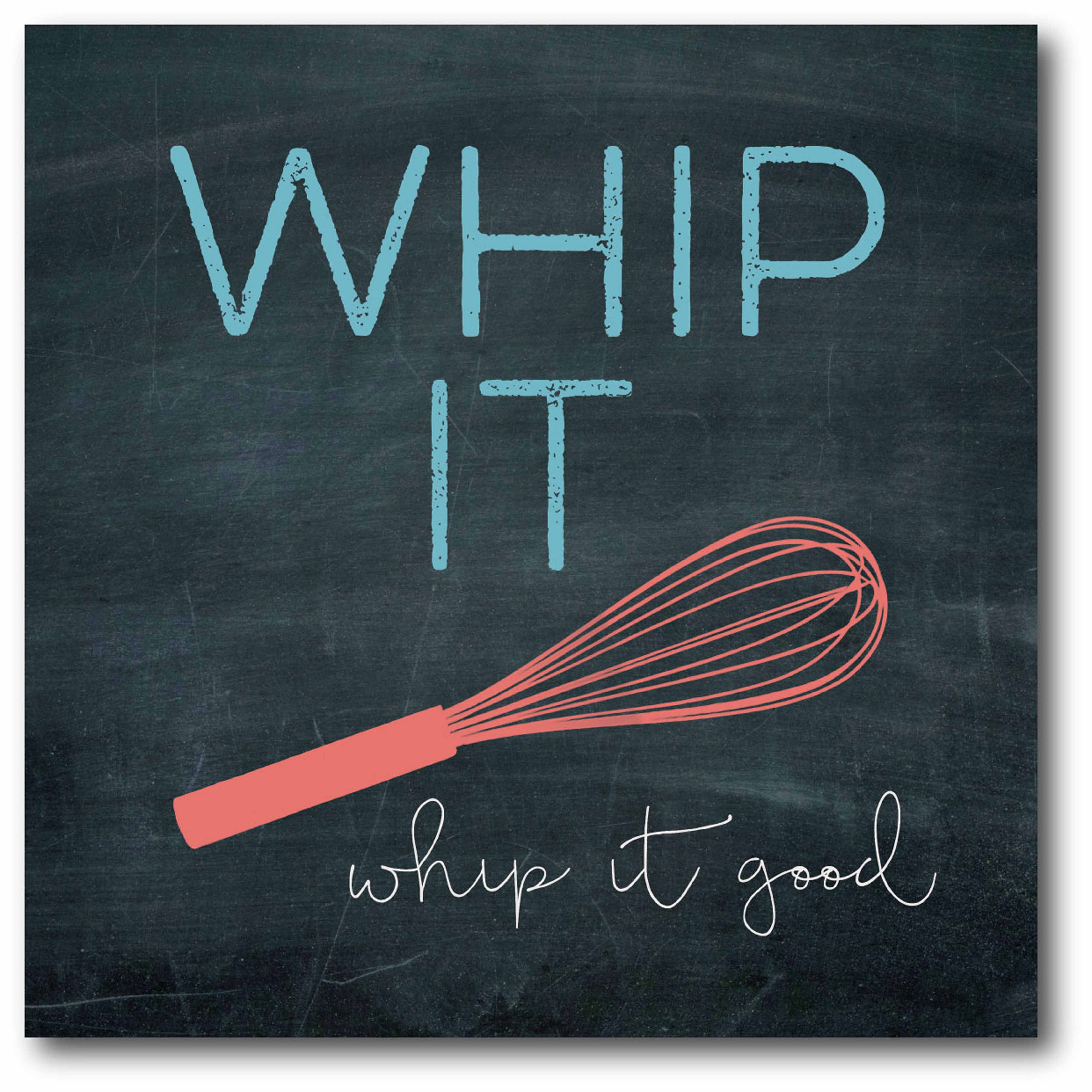 Whip It Good Gallery-Wrapped Canvas Wall Art, 16x16