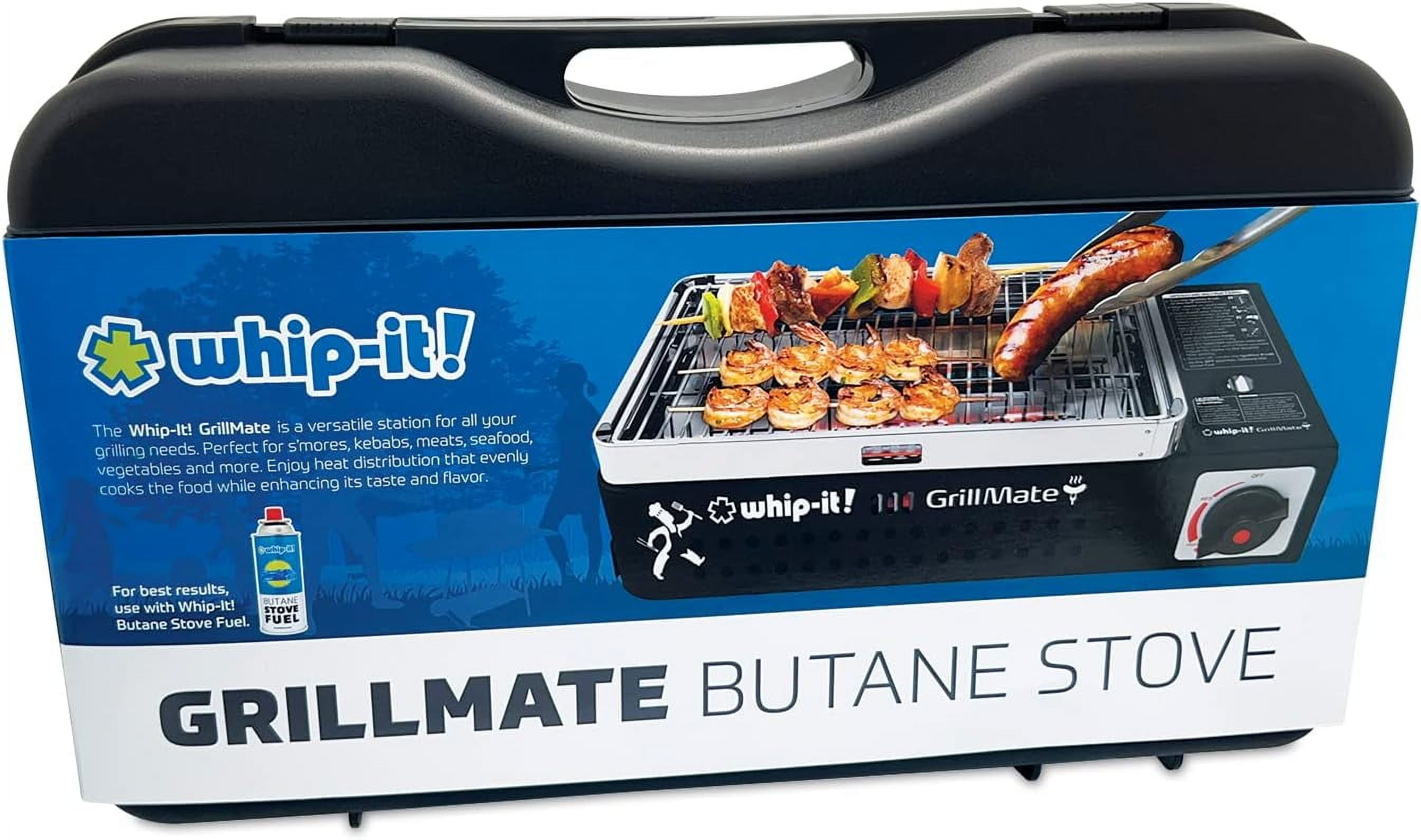 Whip-It! GrillMate Stove Set, Black