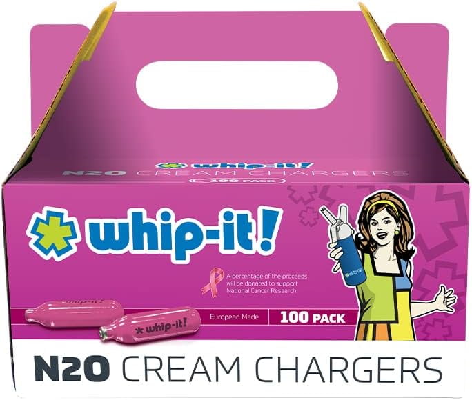 WhipIt! Pink Cream Chargers, 100 pack