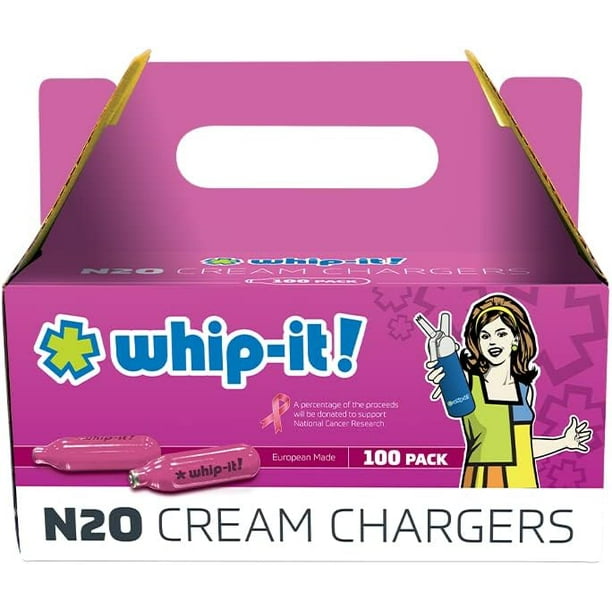 WhipIt! Pink Cream Chargers, 100 pack