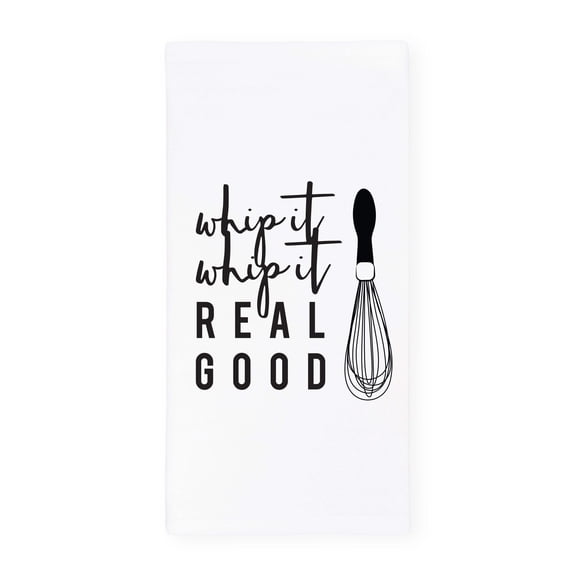 Whip It, Whip It Real Good Kitchen Tea Towel
