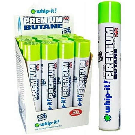 Whip-it! 400ml Premium Refined Butane Fuel Zero Impurities -12 Cans