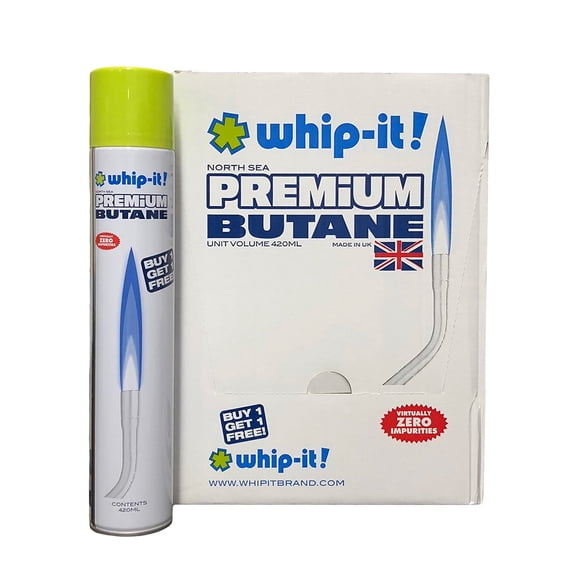 Whip-it! Premium - 420ml Cans - World's Purest Butane Whip it Made in the UK