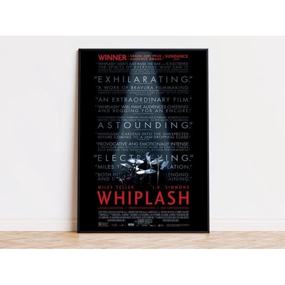 Whiplash - Movie Poster |, Unframed Canvas Size 8x12