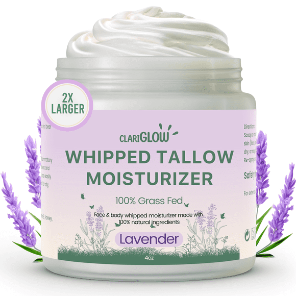 Whipped Beef Tallow Face Moisturizer | 100% Grass Fed Organic Beef Tallow Skin Face Balm Cream