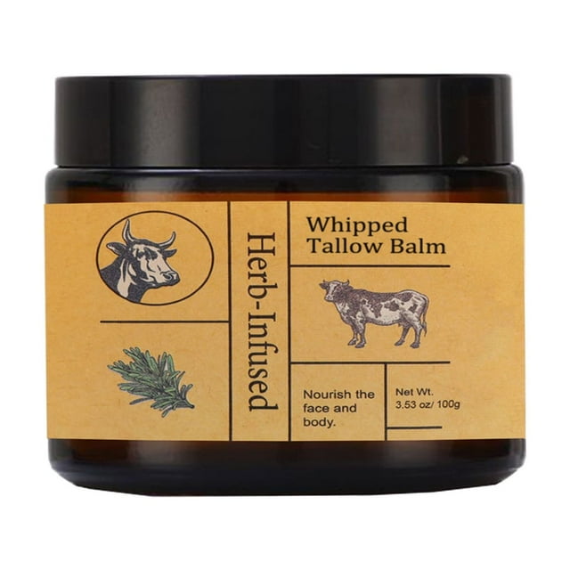 Whipped Beef Tallow For Skin Moisturizer Beeswax And Natural Tallow