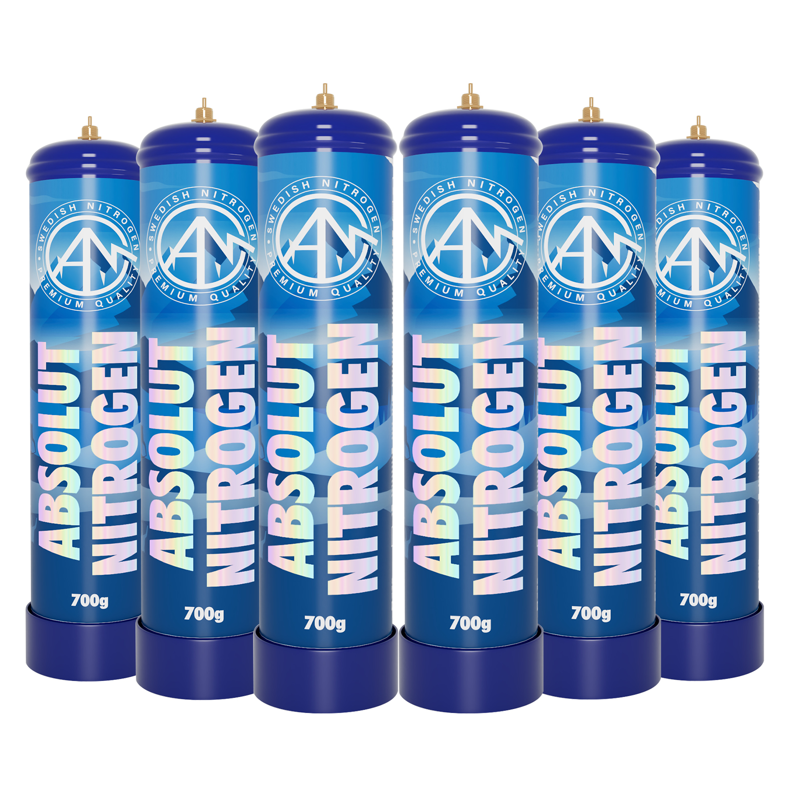 HotWhip Nitrous Oxide Tank Whipped Cream Cylinders 1.1L N2O Tank 700g Whipped Cream Cartridges(6