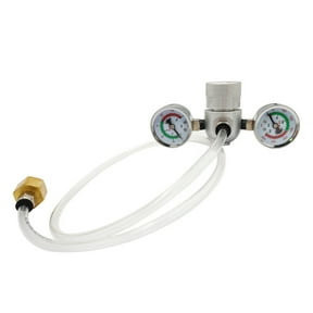 Whipped Cream Pressure Regulator Valves Universal Metal Pressure Regulating Valves M11 Thread with Hose Line and Adapter