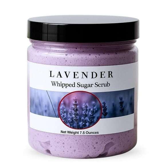 Nature Skin Shop Lavender Whipped Sugar Scrub Soap 8 oz