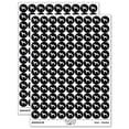 thumbnail image 1 of Whippet Dog Solid 200+ Round Stickers - Black - Gloss Finish - 0.50" Size, 1 of 3