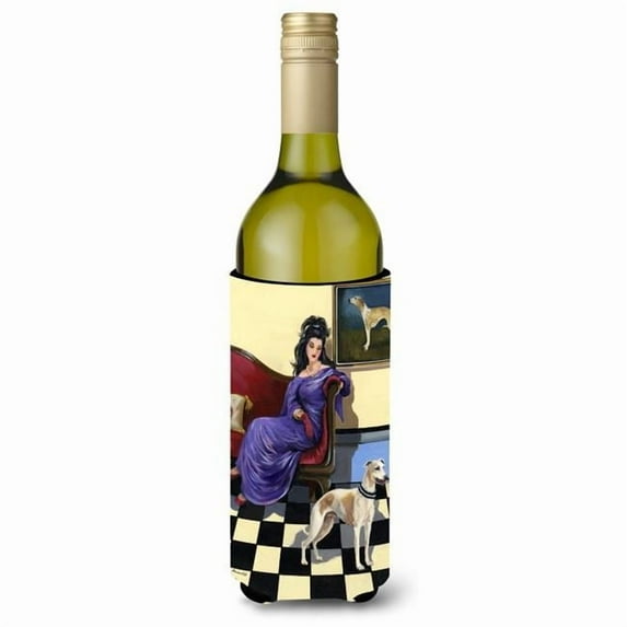 Whippet Elegance and Grace Wine Bottle Hugger