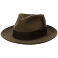 thumbnail image 1 of Stetson Men's Whippet Royal Deluxe Fur Felt Hat, Tawny, 7.5, 1 of 7