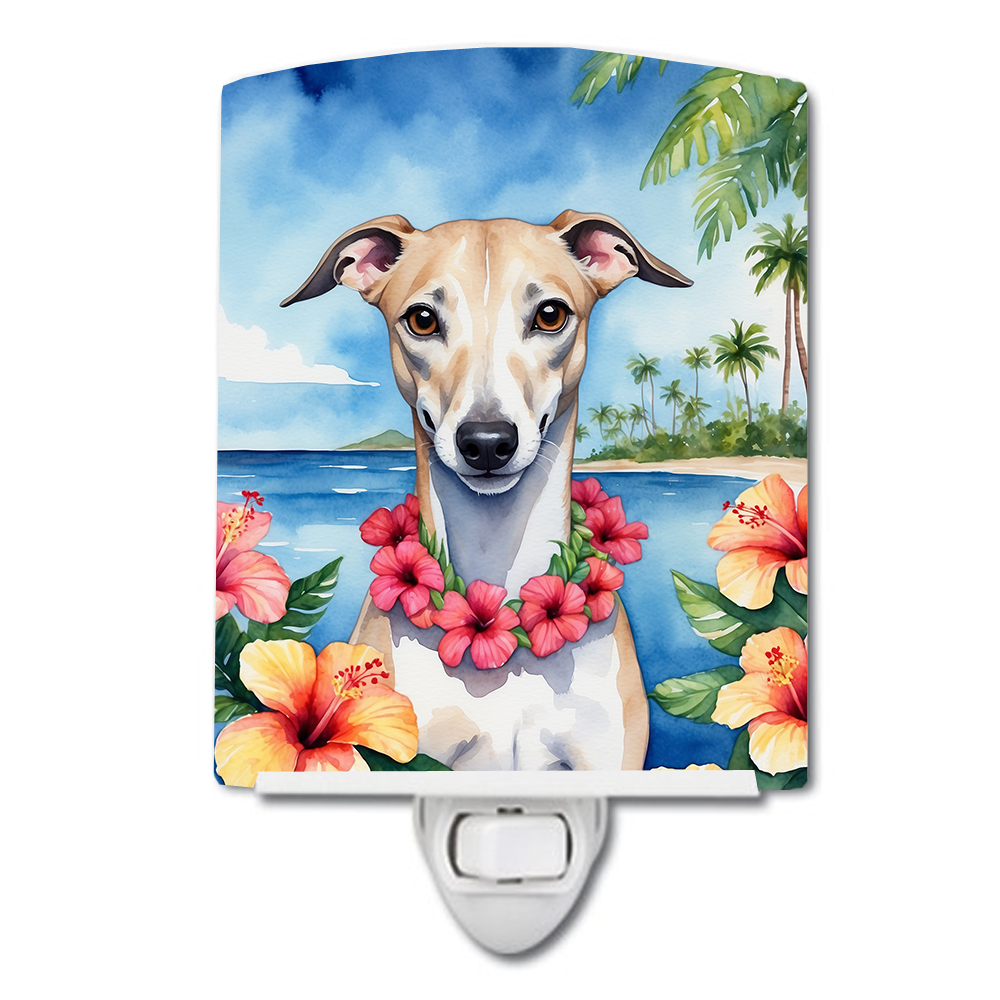Whippet Luau Ceramic Night Light 4 in x 6 in