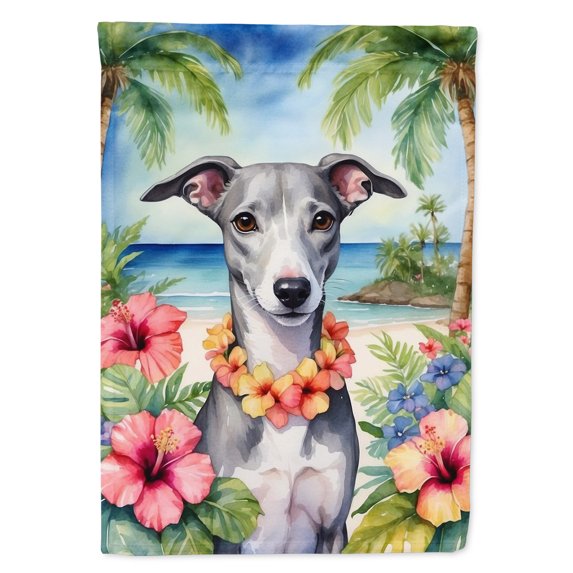 Whippet Luau House Flag