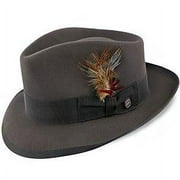 Stetson Mens Whippet Royal Deluxe Fur Felt Hat, Caribou, 7.5