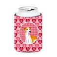 thumbnail image 1 of Whippet Valentines Love And Hearts Can Or Bottle  Hugger - 12 oz., 1 of 1