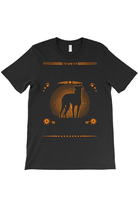 Whippet Whippet Old Man Greyhound Sighthound Themed Themed - Relaxed Look H20345 T-Shirt, for Men and Women, Up to Size 5XL