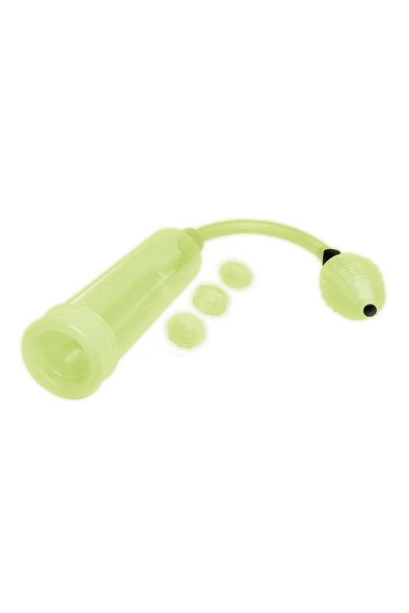 Glow in the Dark Penis Pump for Men, Green