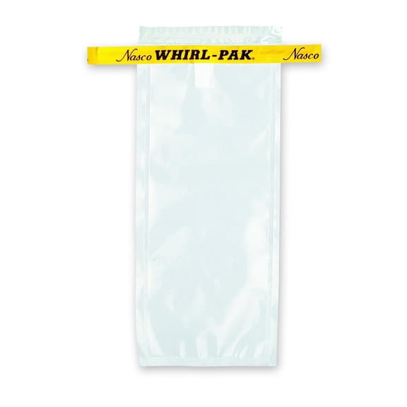 Whirl-Pak B00679WA Sample Bag, 185mm L x 75mm W, 0.057mm Thickness, 118ml Capacity (Box of 500)