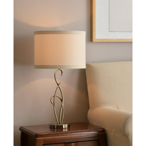 Whirl Table Lamp with Brass Finish