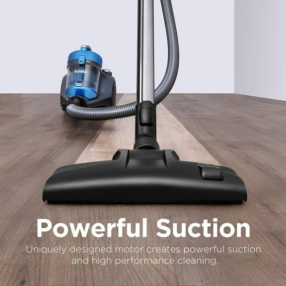 WhirlWind Bagless Canister Vacuum Cleaner, Blue