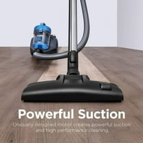 WhirlWind Bagless Canister 2.5L Vacuum Cleaner, Lightweight Vac for Carpets and Hard Floors, NEN110A, Blue