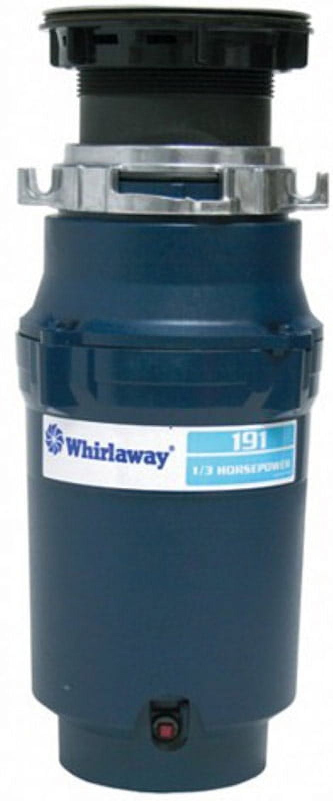 Whirlaway 191 1/3 HP Continuous Feed Garbage Disposal