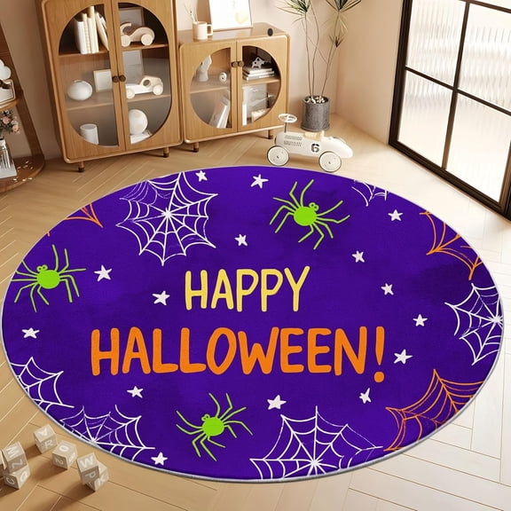 Whirling Dervish Round Area Rug, abstract spiritual circle carpet for yoga, prayer or reflection corner, soft washable non-slip floor mat, calming meditation home décor