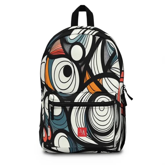 Whirling Patterns of Color- Backpack