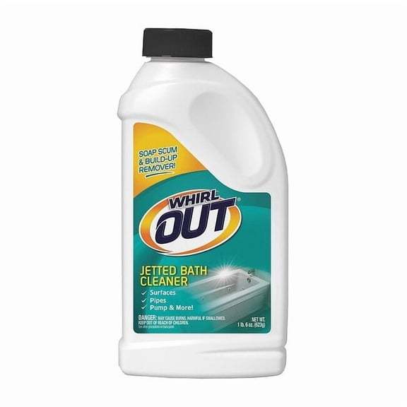 Whirlout Powder Whirlpool and Bath Cleaner,PK6 WO06N
