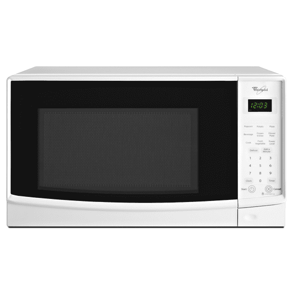 Whirlpool 0.7 cu ft Countertop Microwave Oven in White