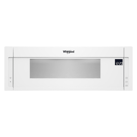 Whirlpool - 1.1 Cu. Ft. Low Profile Over-the-Range Microwave Hood Combination - White