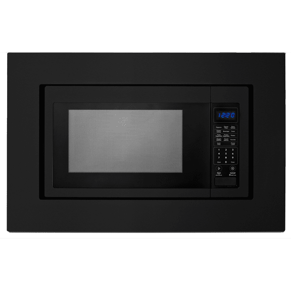Whirlpool 1.6 Cu. Ft. Countertop Microwave Trim Kit, Black, 27 In