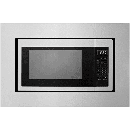 Whirlpool - Microwave Oven Trim Kit - Stainless Steel