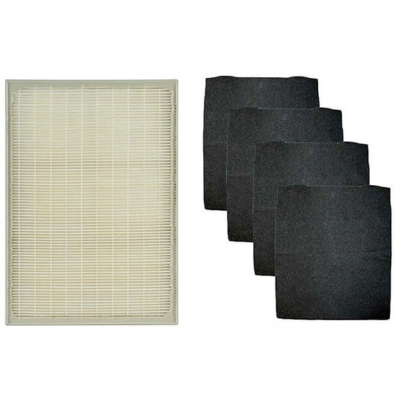 Whirlpool 1183051K (1183051) HEPA Filter with 4 Pre-Carbon Filters Fits Whispure Air Purifier Models AP25030K, APR25530L, APR25130L, and AP150; Replaces Part # 1183051 1183051K