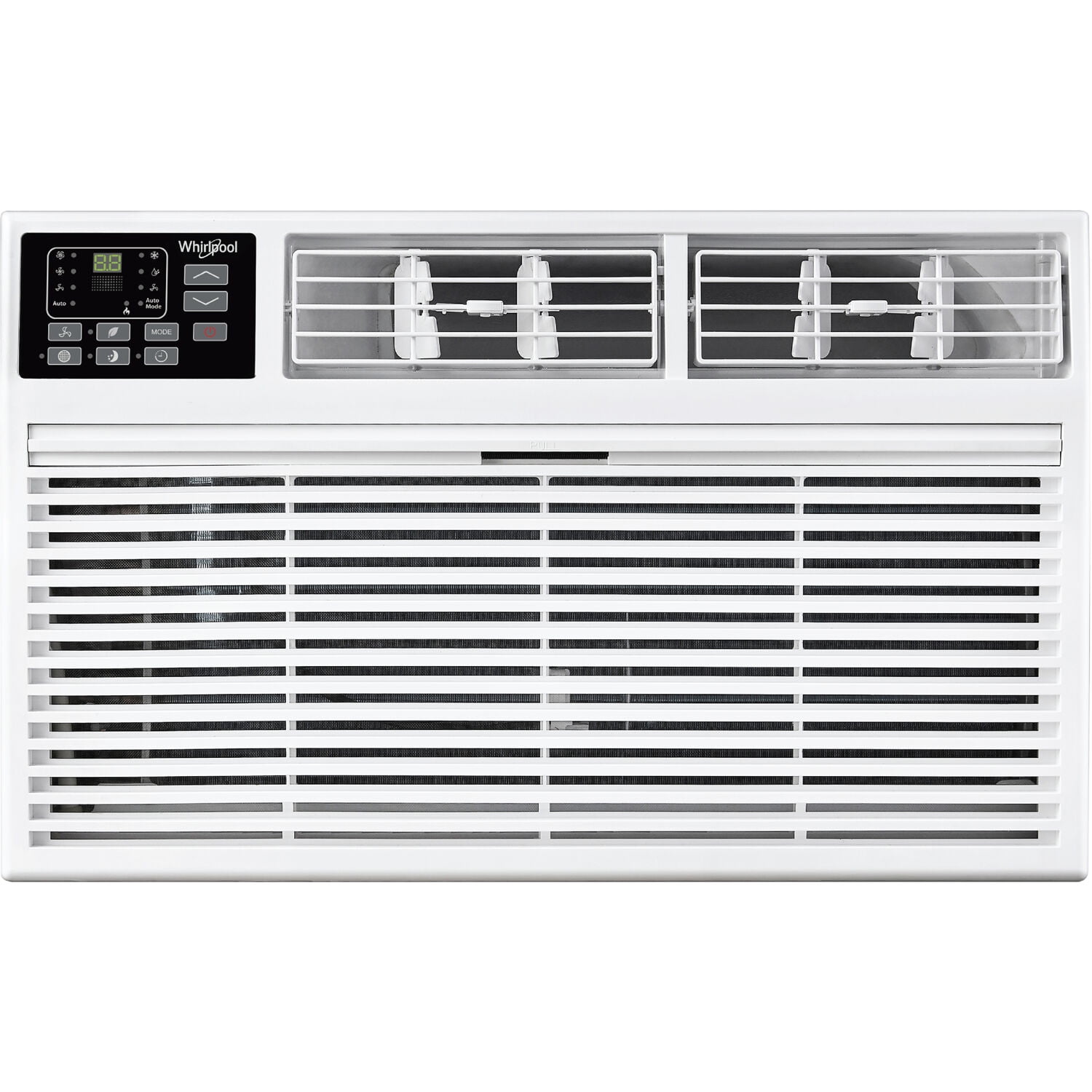 White 12,000 BTU Wall Air Conditioner with Heater and Remote
