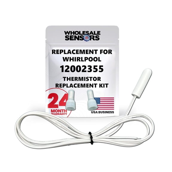 Whirlpool 12002355 Replacement Refrigerator Thermistor Kit 12 Month Warranty