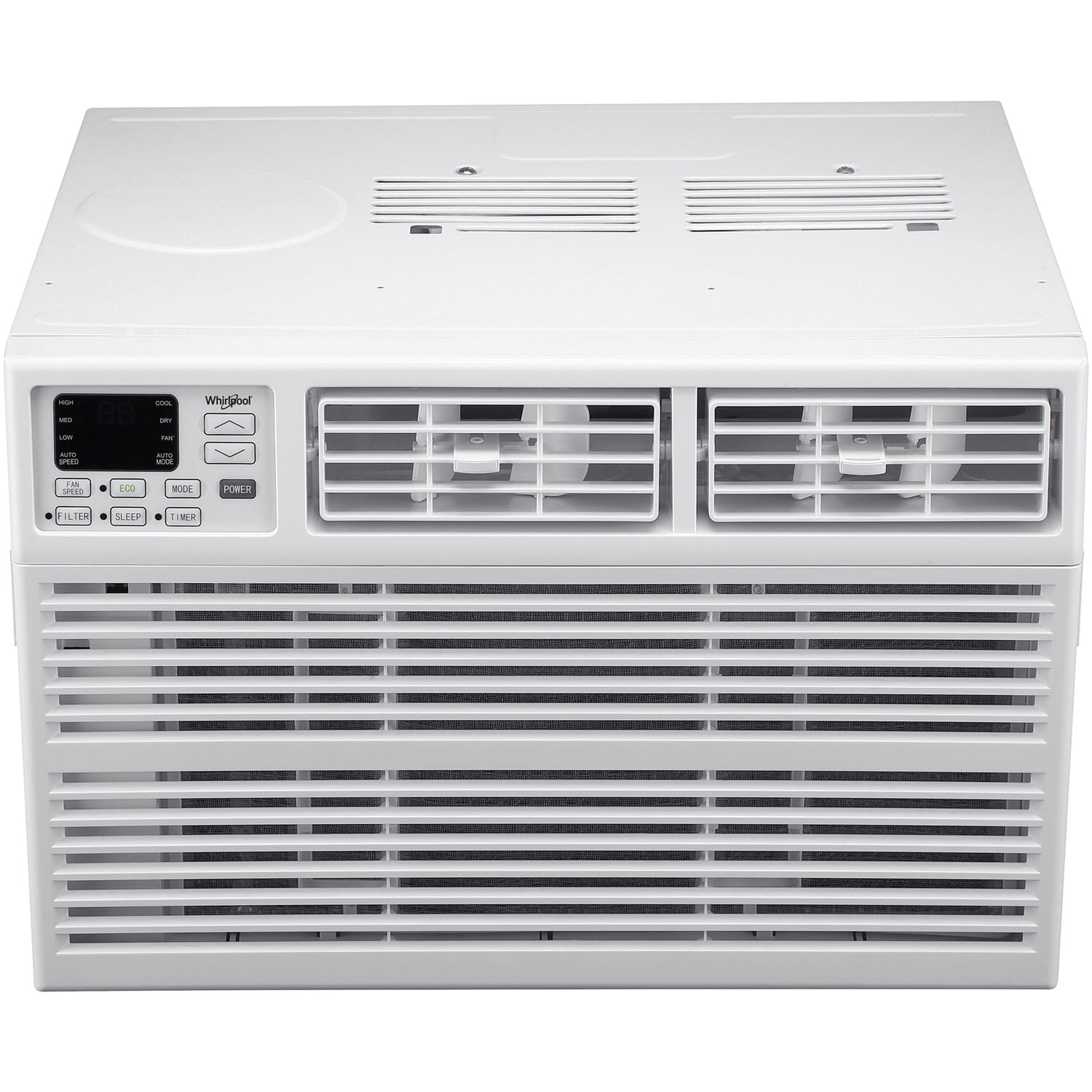 White 24,000 BTU Window-Mounted Air Conditioner with Remote