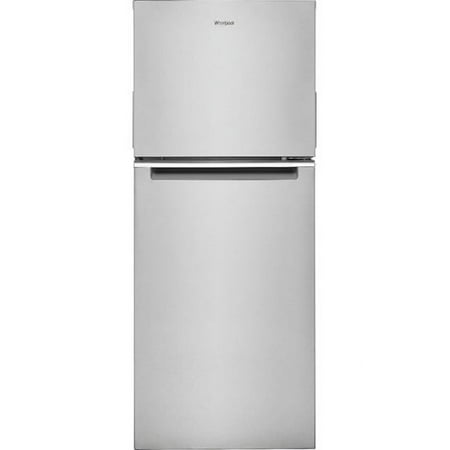 Whirlpool - 11.6 Cu. Ft. Top-Freezer Counter-Depth Refrigerator - Stainless Steel