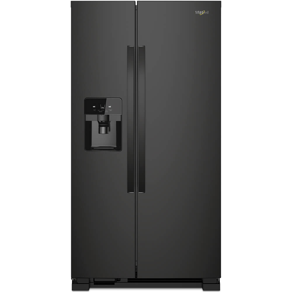 Whirlpool 25 cu ft. Side-by-Side Refrigerator in Black - image 1 of 5