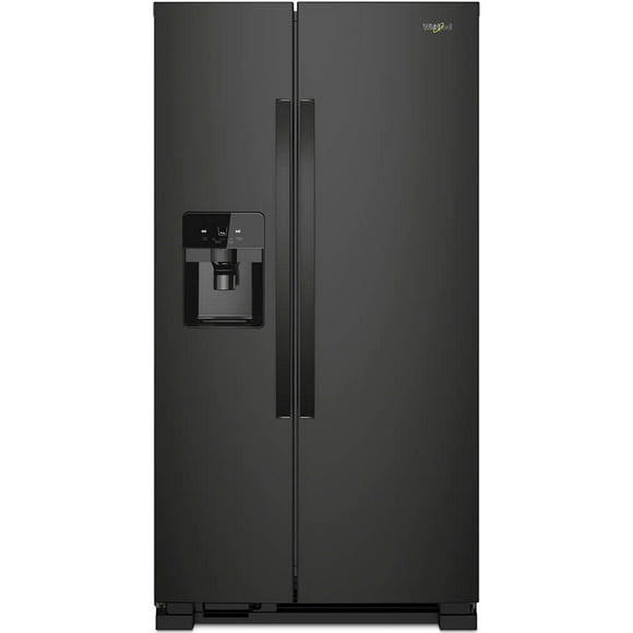 Whirlpool 25 cu ft. Side-by-Side Refrigerator in Black