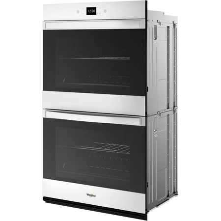 Whirlpool - 27" Smart Built-In Electric Convection Double Wall Oven with Air Fry - White