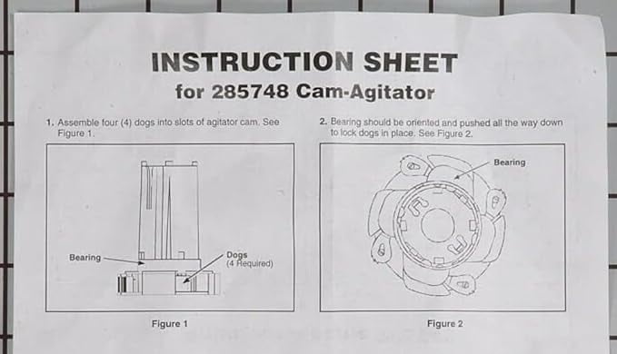 Whirlpool 285748 Washer Agitator Cam